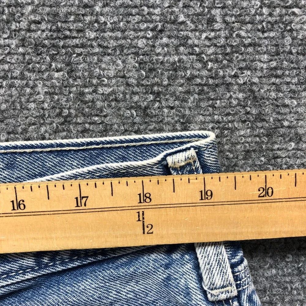 Levis Loose Carpenter Jeans Mens 38x30 Light Wash Blue Denim Workwear Baggy